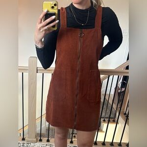 ALTAR’D STATE Burnt Orange Ribbed Tank Top